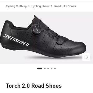 Specialized Torch 2.0 Black Road Bike Shoes